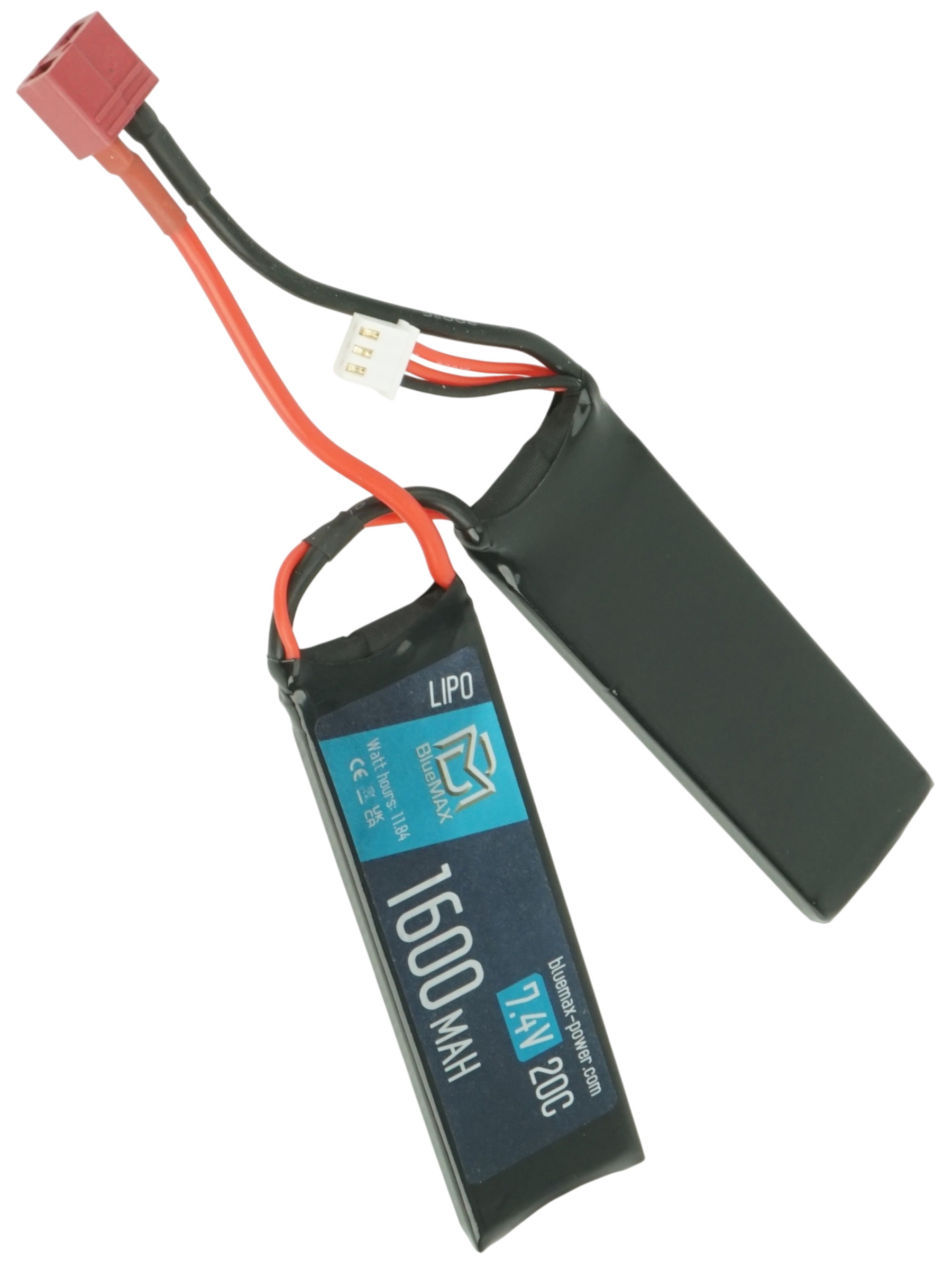 Аккумулятор BlueMAX Li-Po 7.4V 1600mah 20C Nunchuck w/ Deans (T-type)