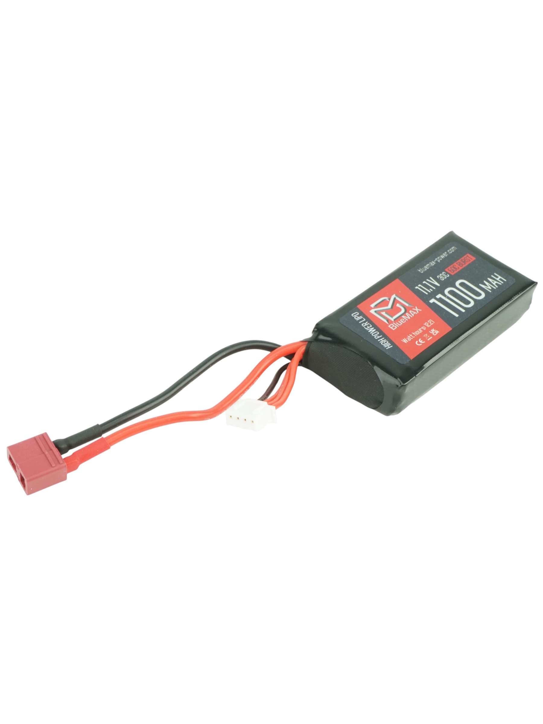 Аккумулятор BlueMAX Li-Po 11.1V 1100mah 30C mini Brick w/ Deans (T-type)