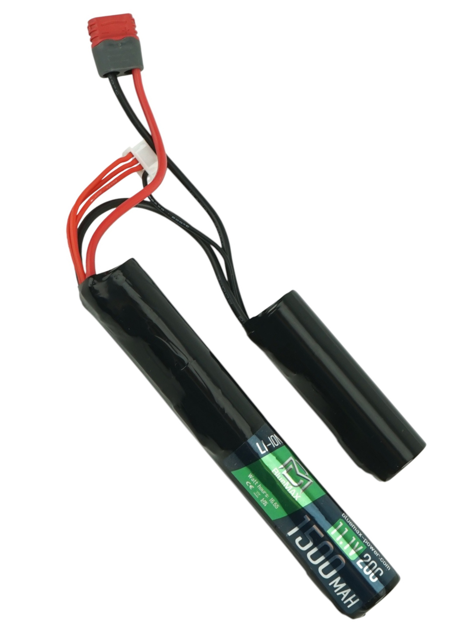 Аккумулятор BlueMAX Li-Ion 11.1V 1500mah 20C Nunchuck w/ Deans (T-type)
