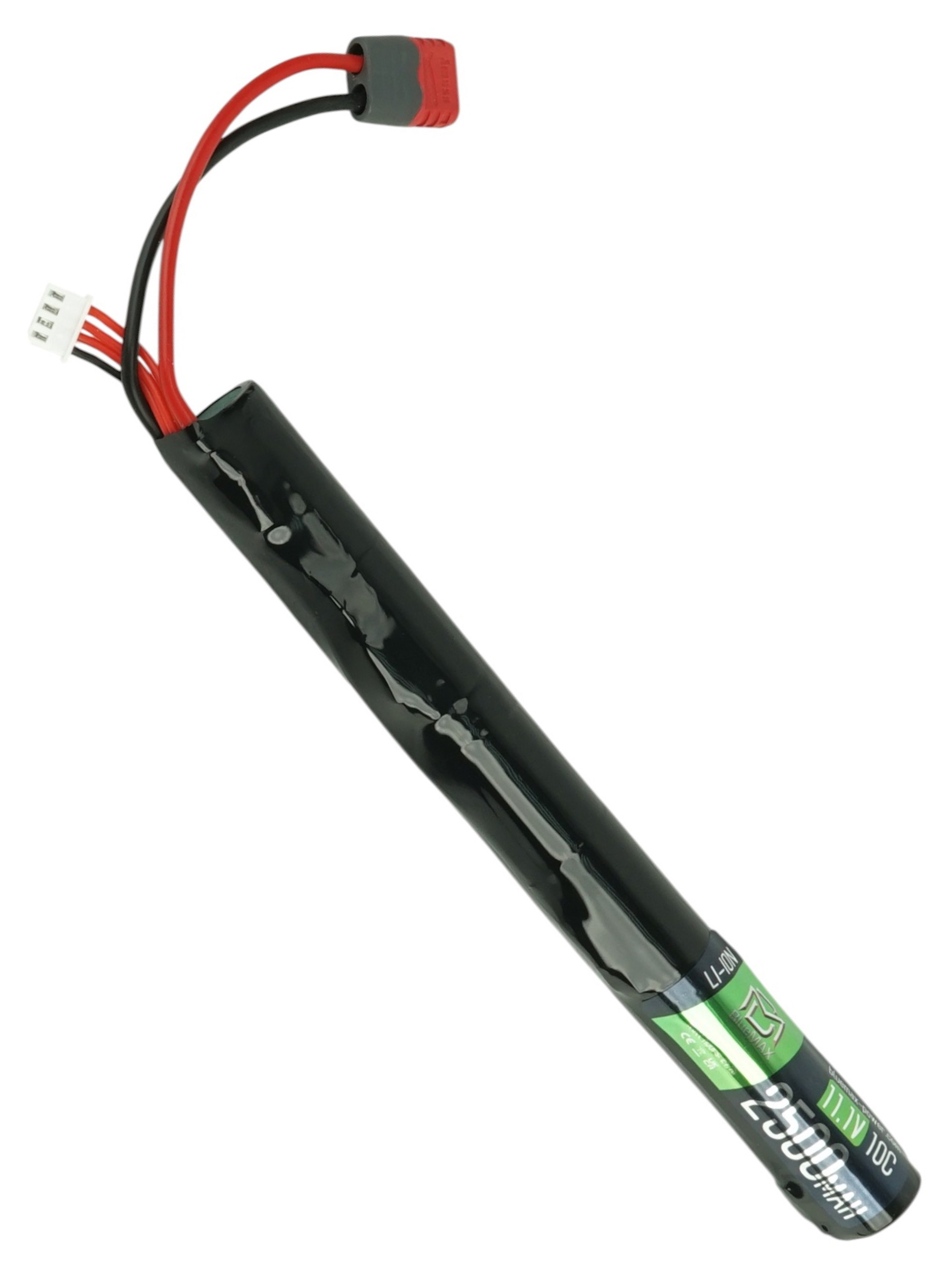 Аккумулятор BlueMAX Li-Ion 11.1V 2500mah 10C(25A) Stick w/ Deans (T-type)