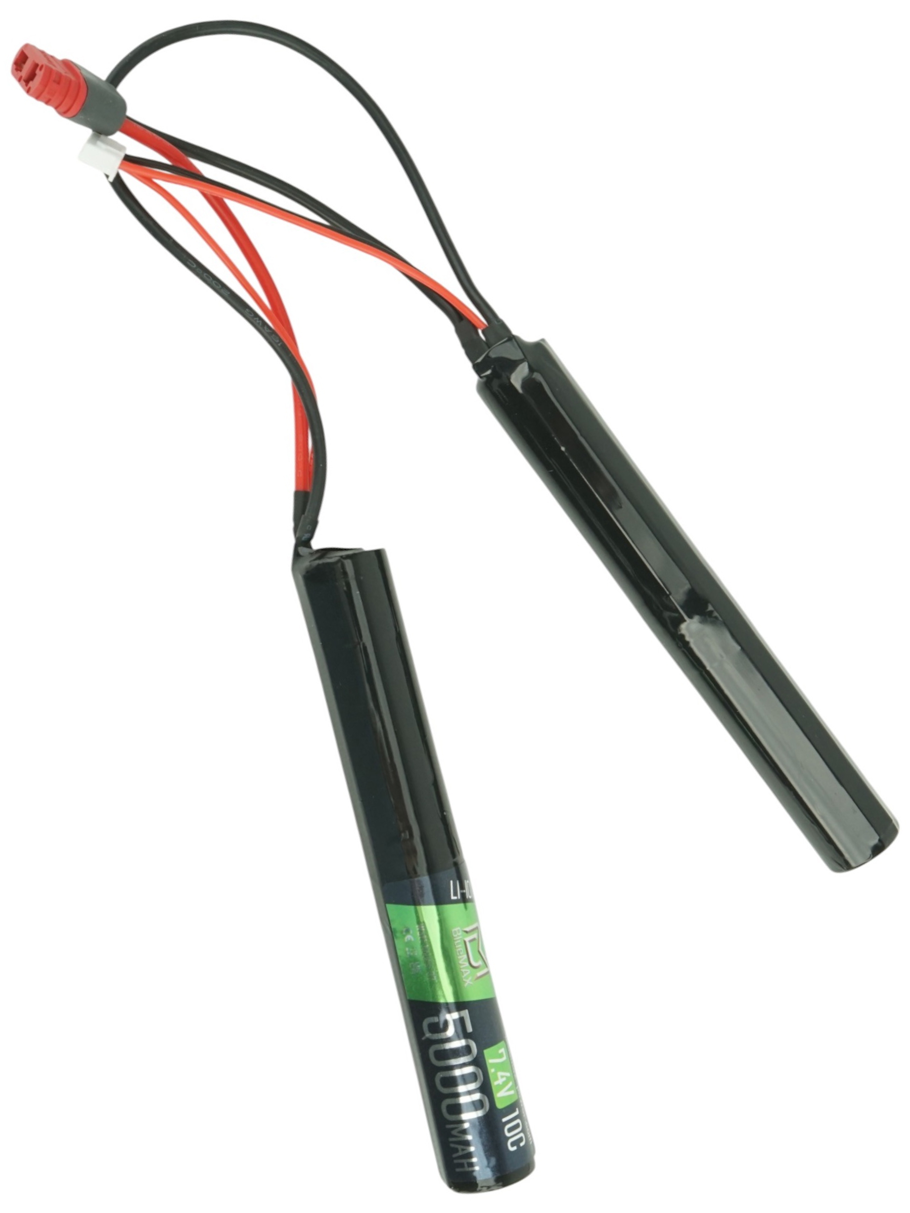 Аккумулятор BlueMAX Li-Ion 7.4V 5000mah 10C(50A) Nunchuck w/ Deans (T-type)