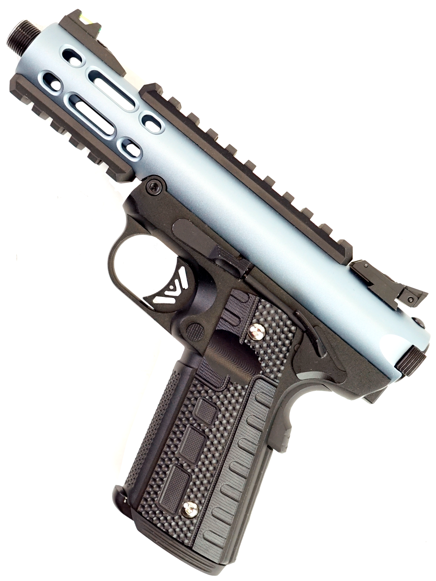 |Б/у| Страйкбольный пистолет WE GALAXY Colt 1911 Type A (Blue) (№ 476ком)