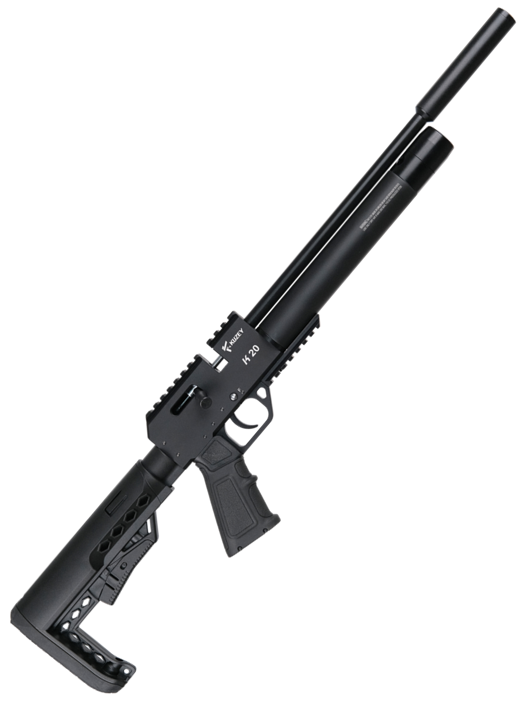 Пневматическая винтовка Kuzey K20 Compact (пластик, прямоток, PCP, ★3 Дж) 5,5 мм