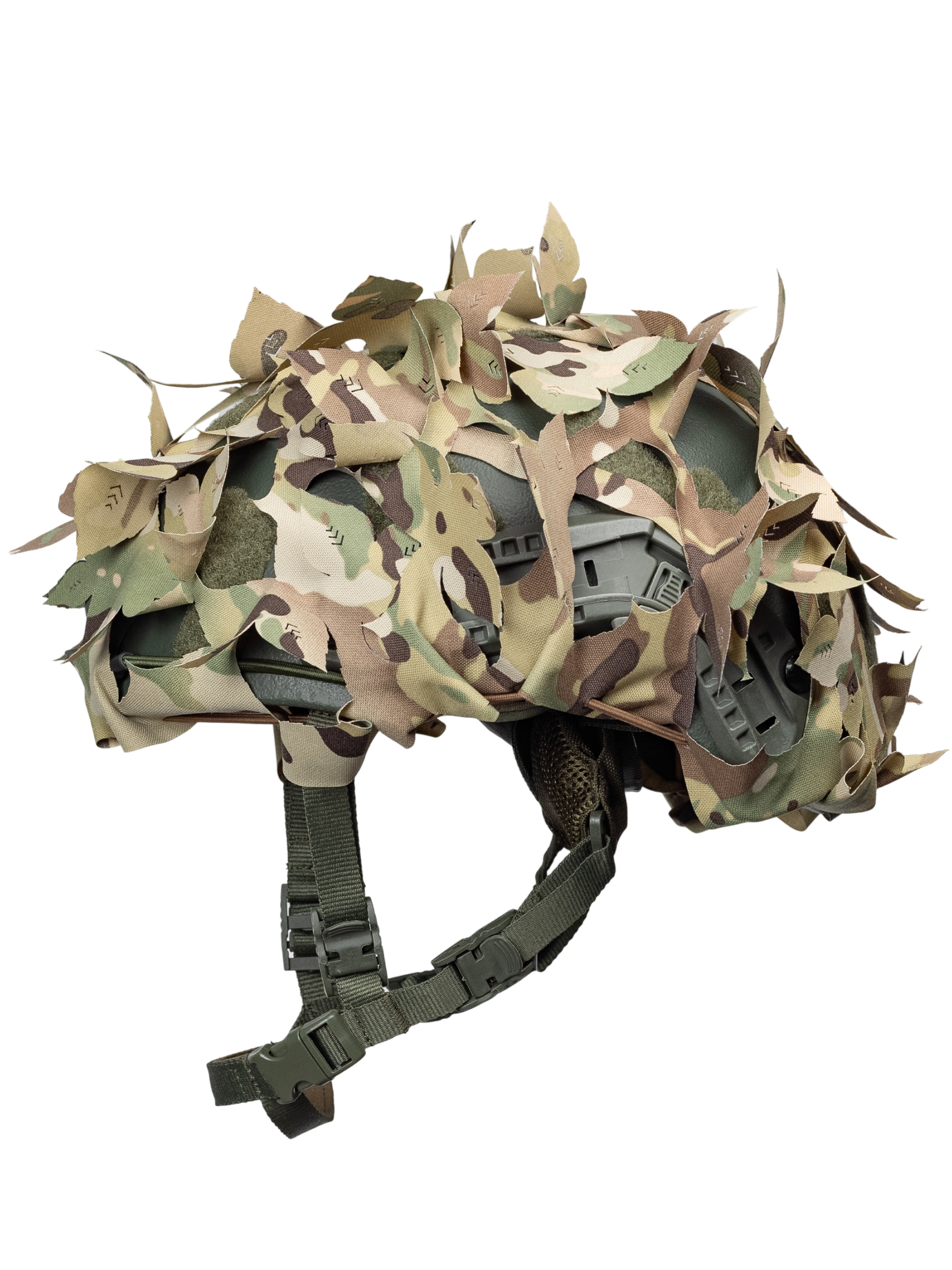Чехол на шлем Wartech AP-110 «Ковер» форма листьев березы (Multicam)