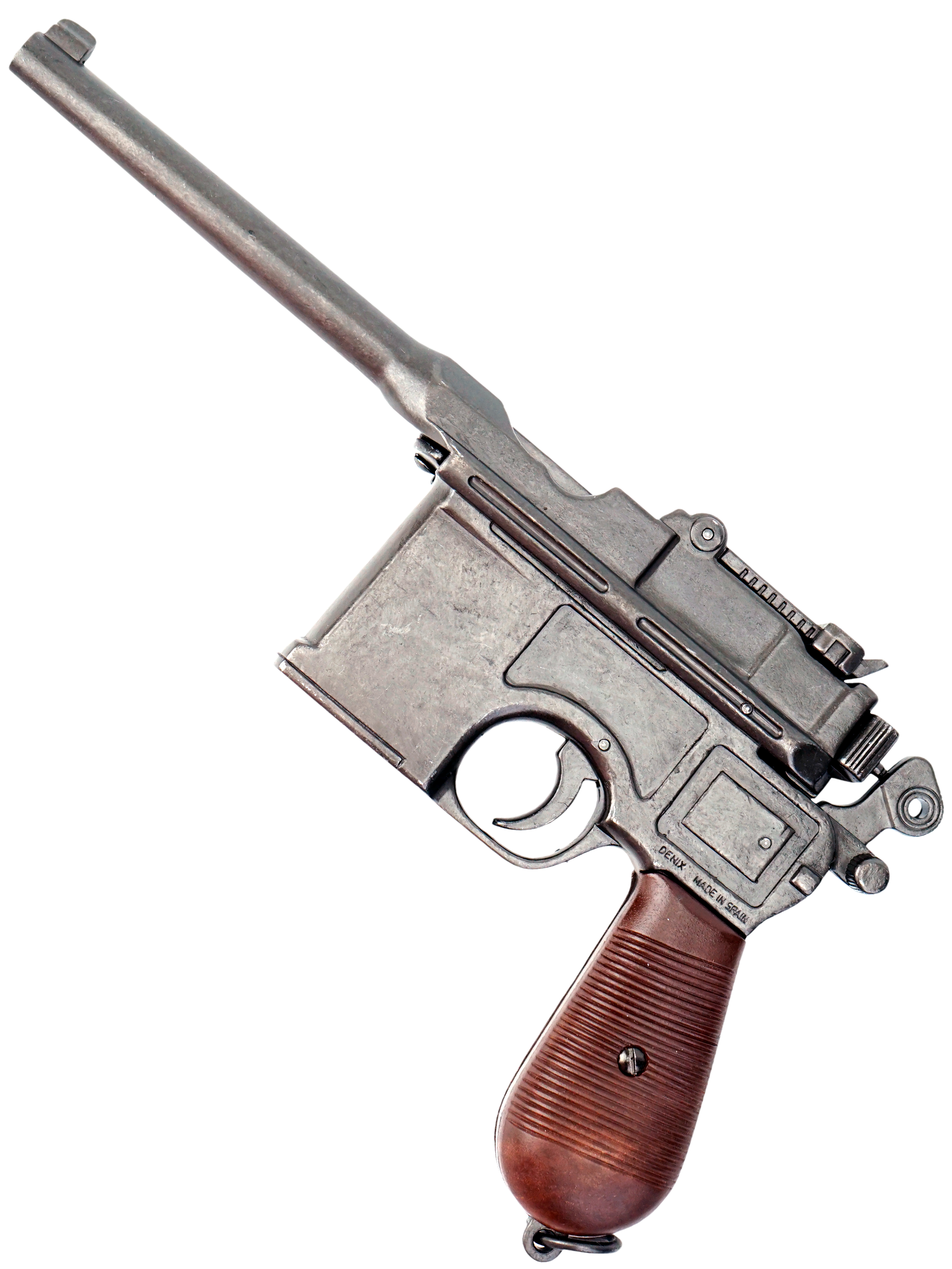 Макет пистолет Mauser C96, пластик. рукоять (Германия, 1896 г.) DE-1024