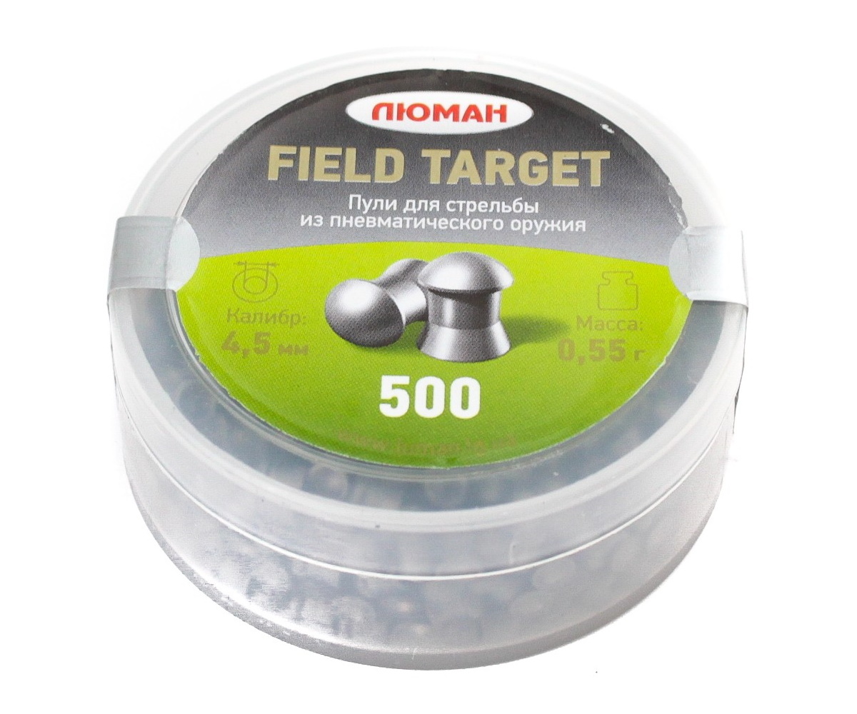 Пули «Люман» Field Target 4,5 мм, 0,55 г (500 штук)