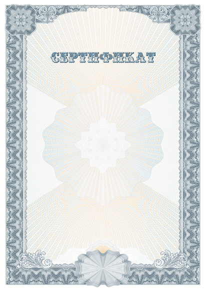 Сертификат 1